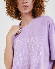 Hopeful Terry Oversized Tee