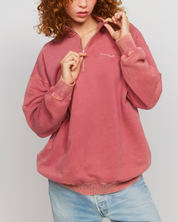 Dusty Rose 3/4 Zip-Up