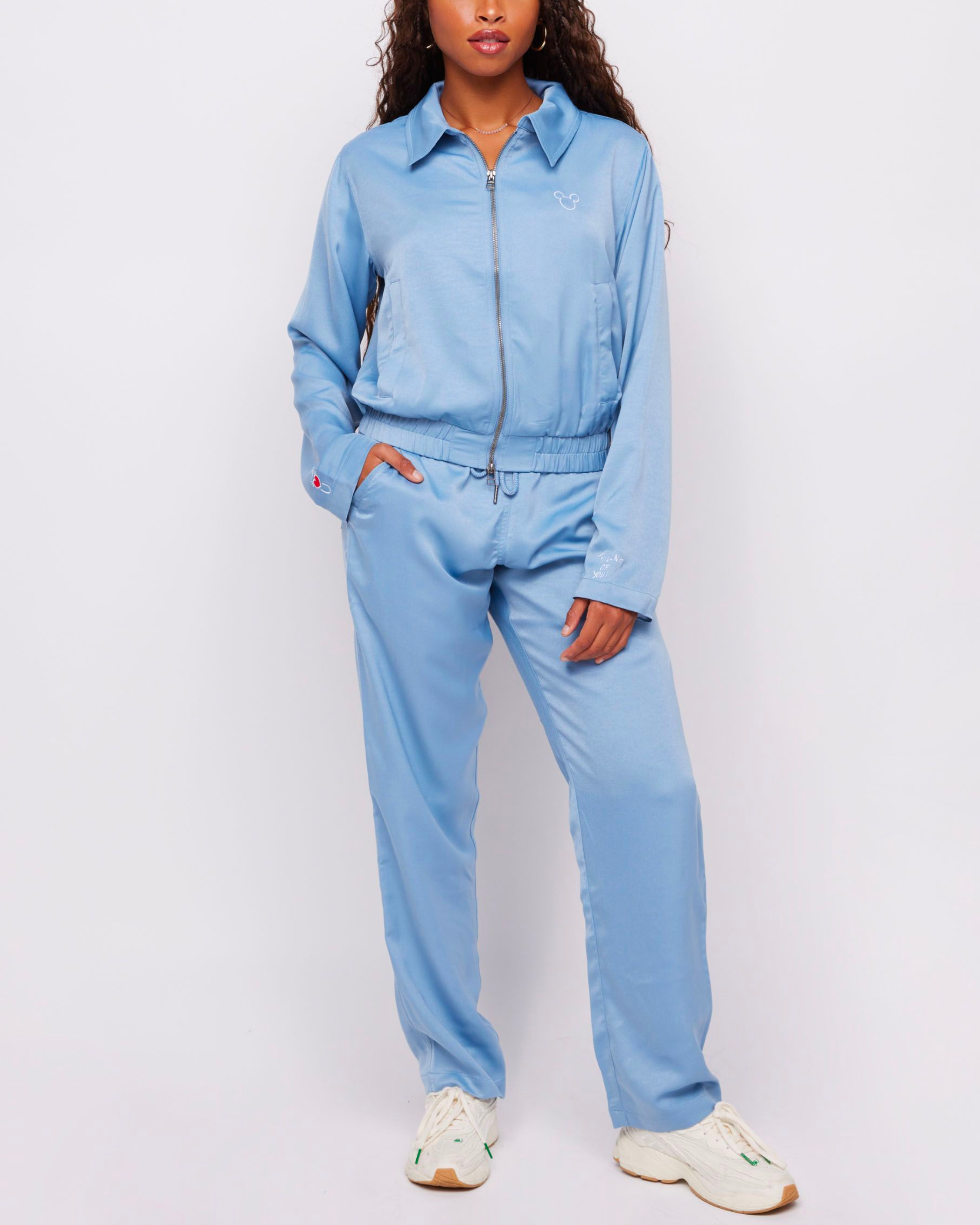 Disney Mickey Mouse and Minnie Mouse Satin Jacket – Samii Ryan