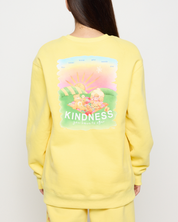 Offer Kindness Crewneck, Yellow