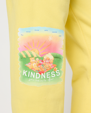 Offer Kindness Sweatpants, Yellow