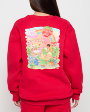 Life Is Sweet Crewneck, Red