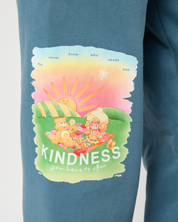 Offer Kindness Sweatpants, Blue