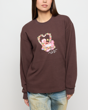 Life Is Sweet Thermal Long Sleeve, Brown