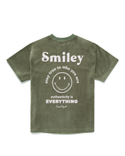 T-shirt surdimensionné en velours Smiley® Authenticity