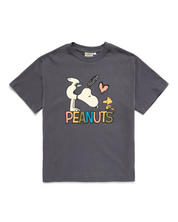 Peanuts Oversized Tee, Charcoal