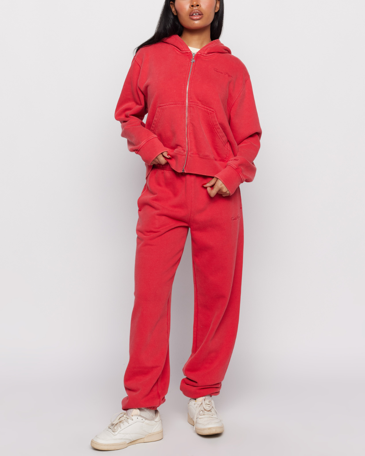 Cherry Washed Zip-Up Hoodie – Samii Ryan Cherry Washed Zip-Up Hoodie – Samii Ryan