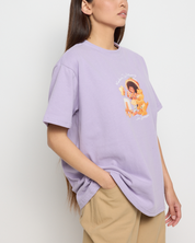 Kindness Season Oversized Tee, Purple