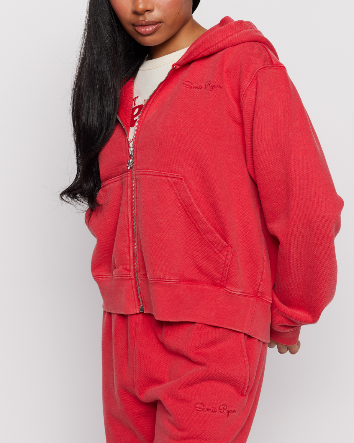 Cherry Washed Zip-Up Hoodie – Samii Ryan Cherry Washed Zip-Up Hoodie – Samii Ryan
