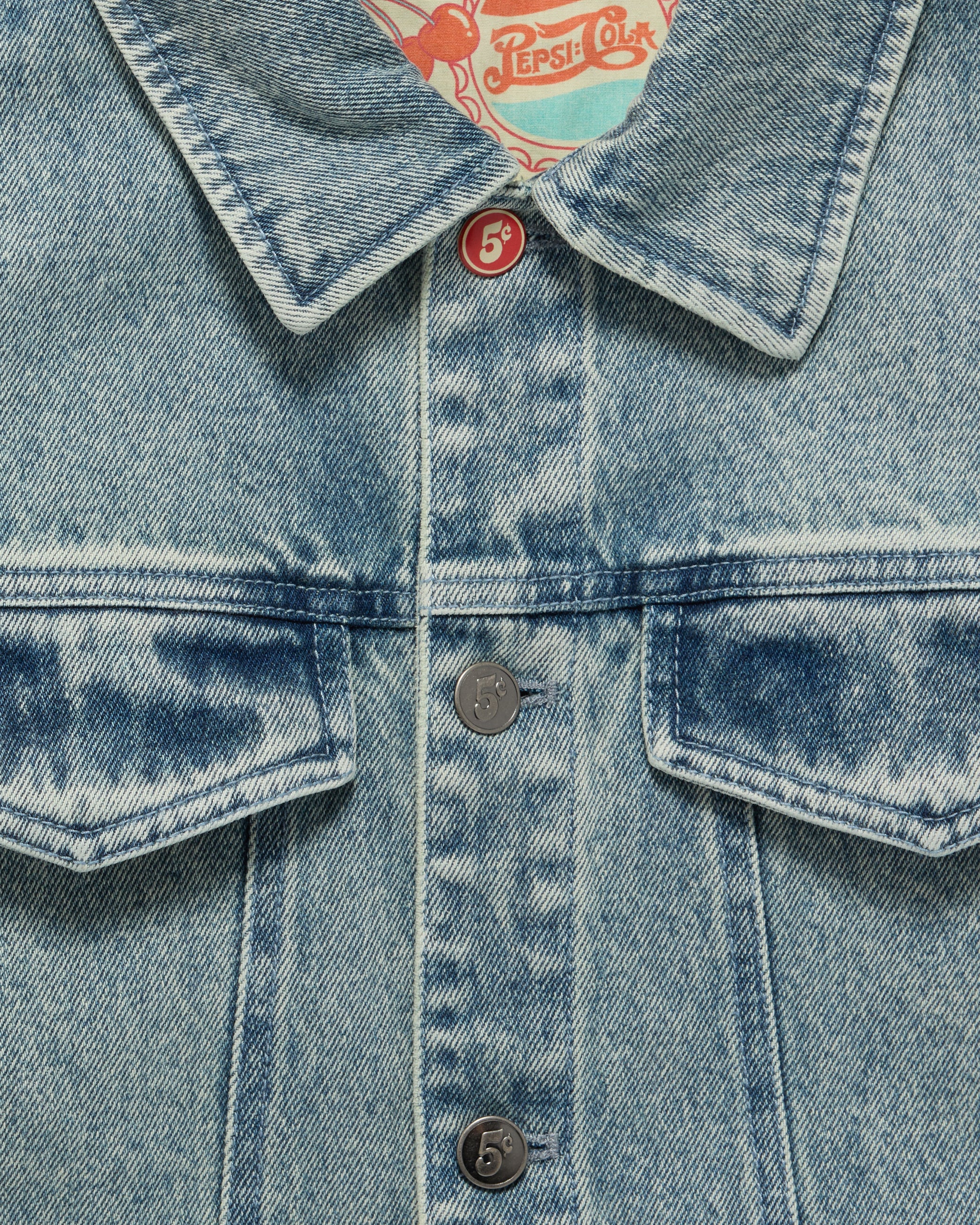 Wild Cherry Oversized Denim Jacket