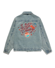 Wild Cherry Oversized Denim Jacket