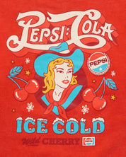 Cowgirl Pepsi Crewneck, Red