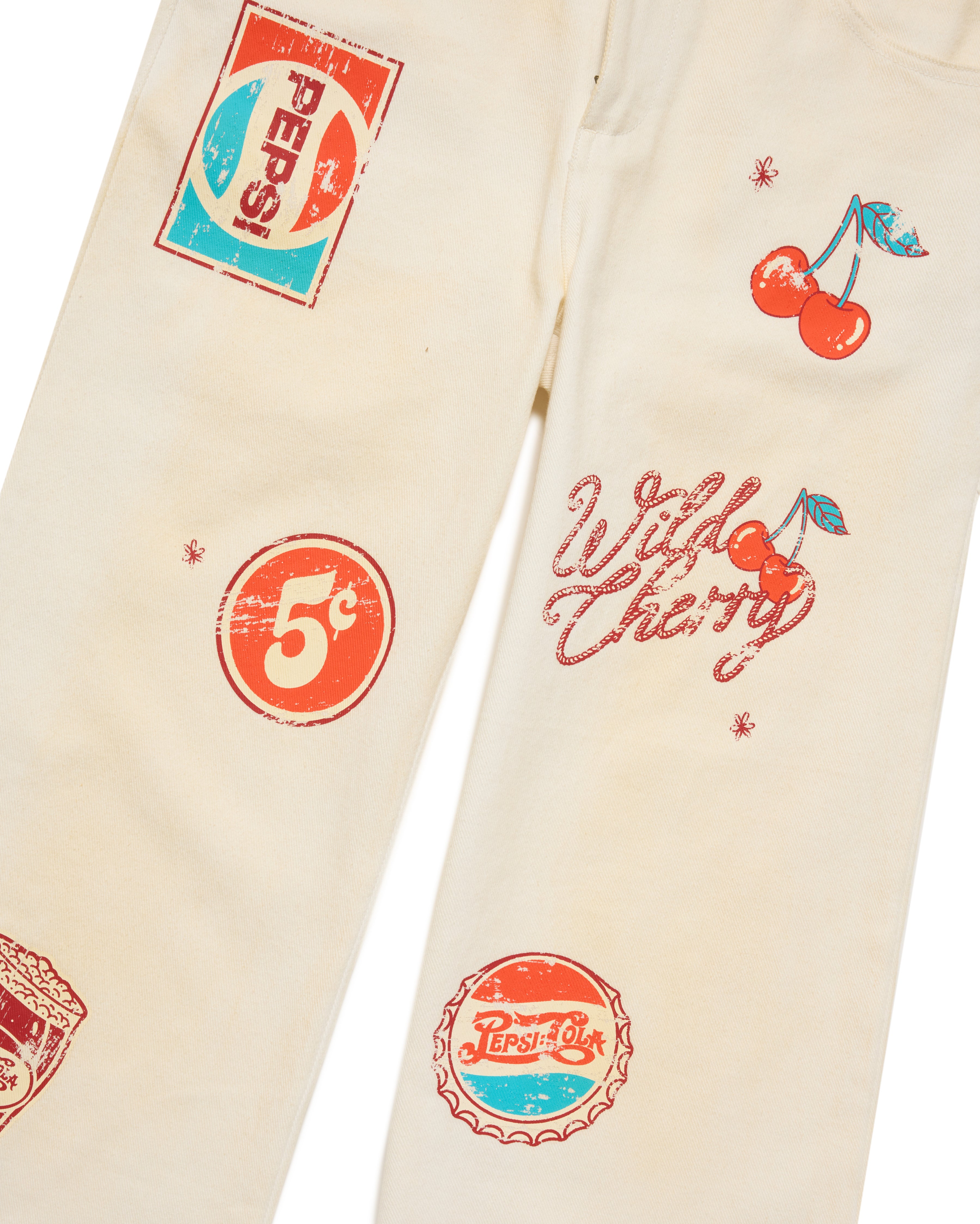 Wild Cherry Off White Denim Pants