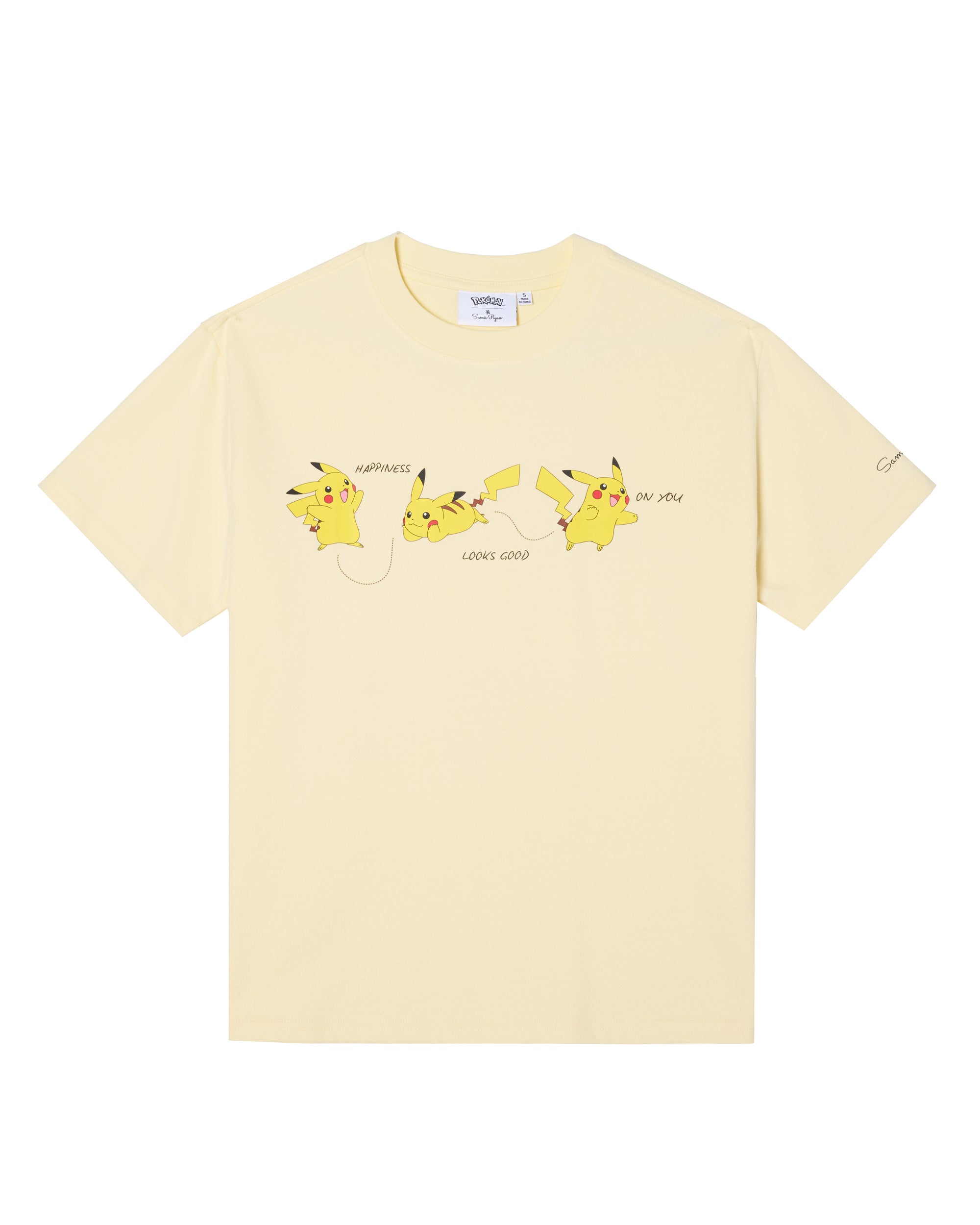 Pikachu Oversized Tee, Yellow