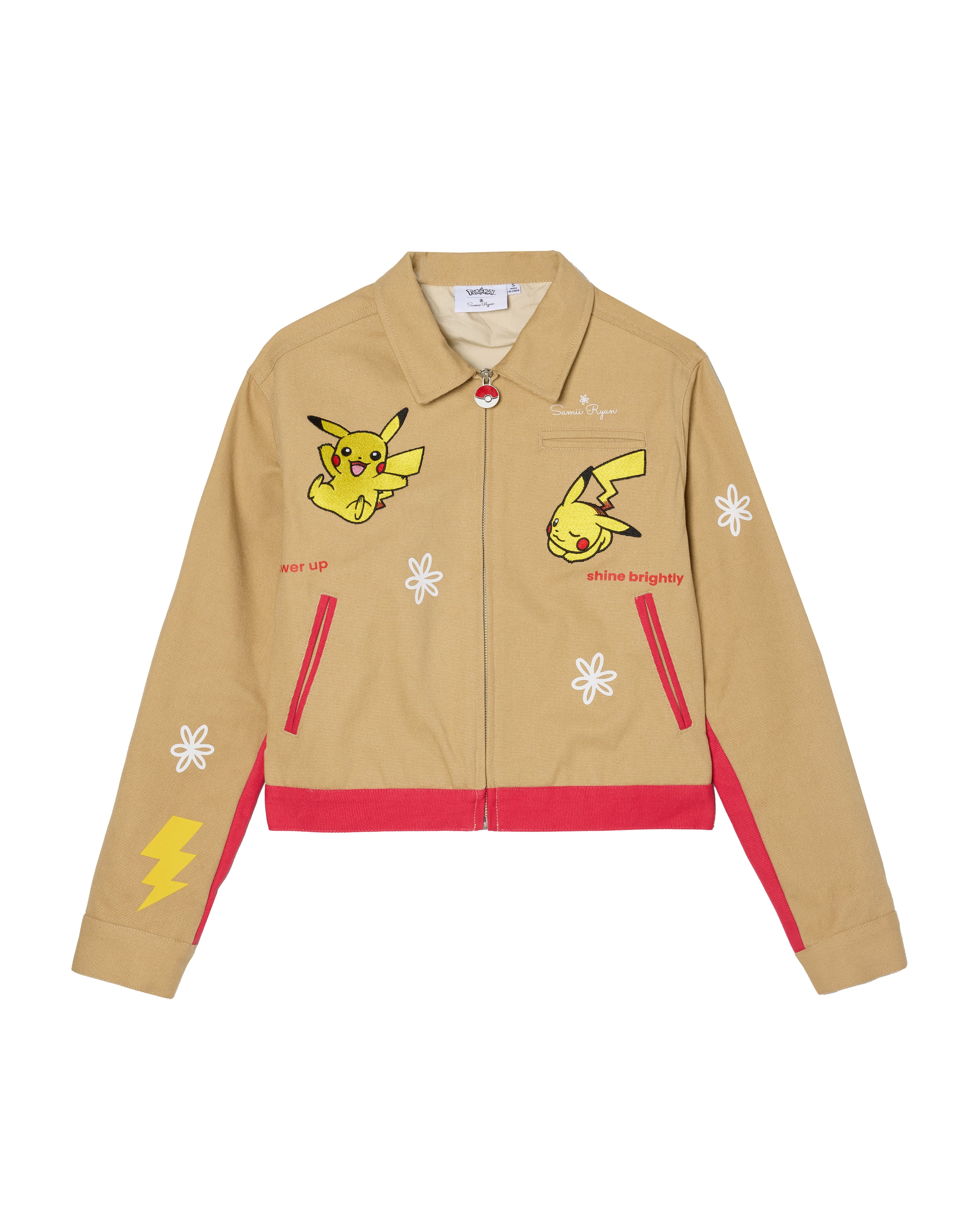 Pikachu Power Up Work Wear Jacket
