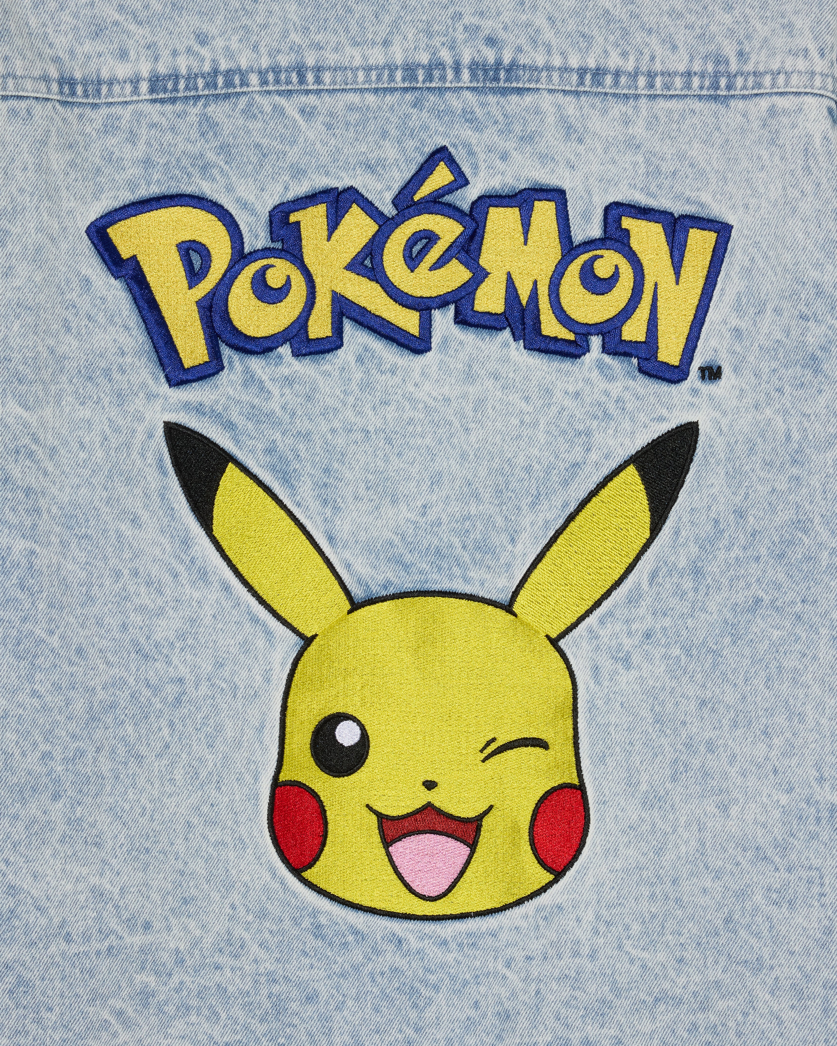 Pikachu Power Up Denim Jacket