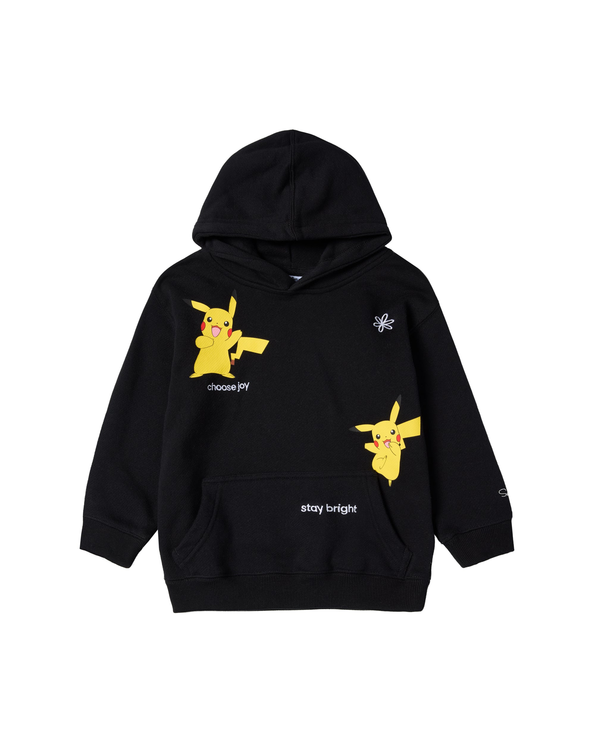 Kids- Pikachu Keep It Electric Hoodie, Black