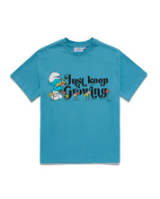 Just Keep Growing Oversized Tee, Blue