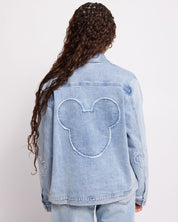 Disney Mickey Mouse Denim Oversized Jacket