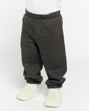 Black Stone Wash Sweatpants- Kids