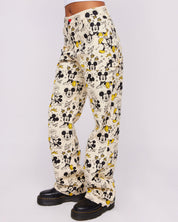 Disney Sketchy Mickey Mouse Carpenter Pants