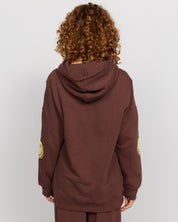 Smiley® Oversized Hoodie, Brown