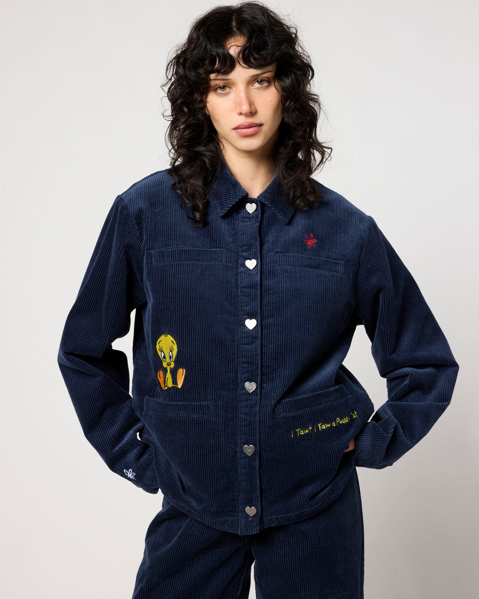 Looney Tunes Puddy Tat Corduroy Jacket