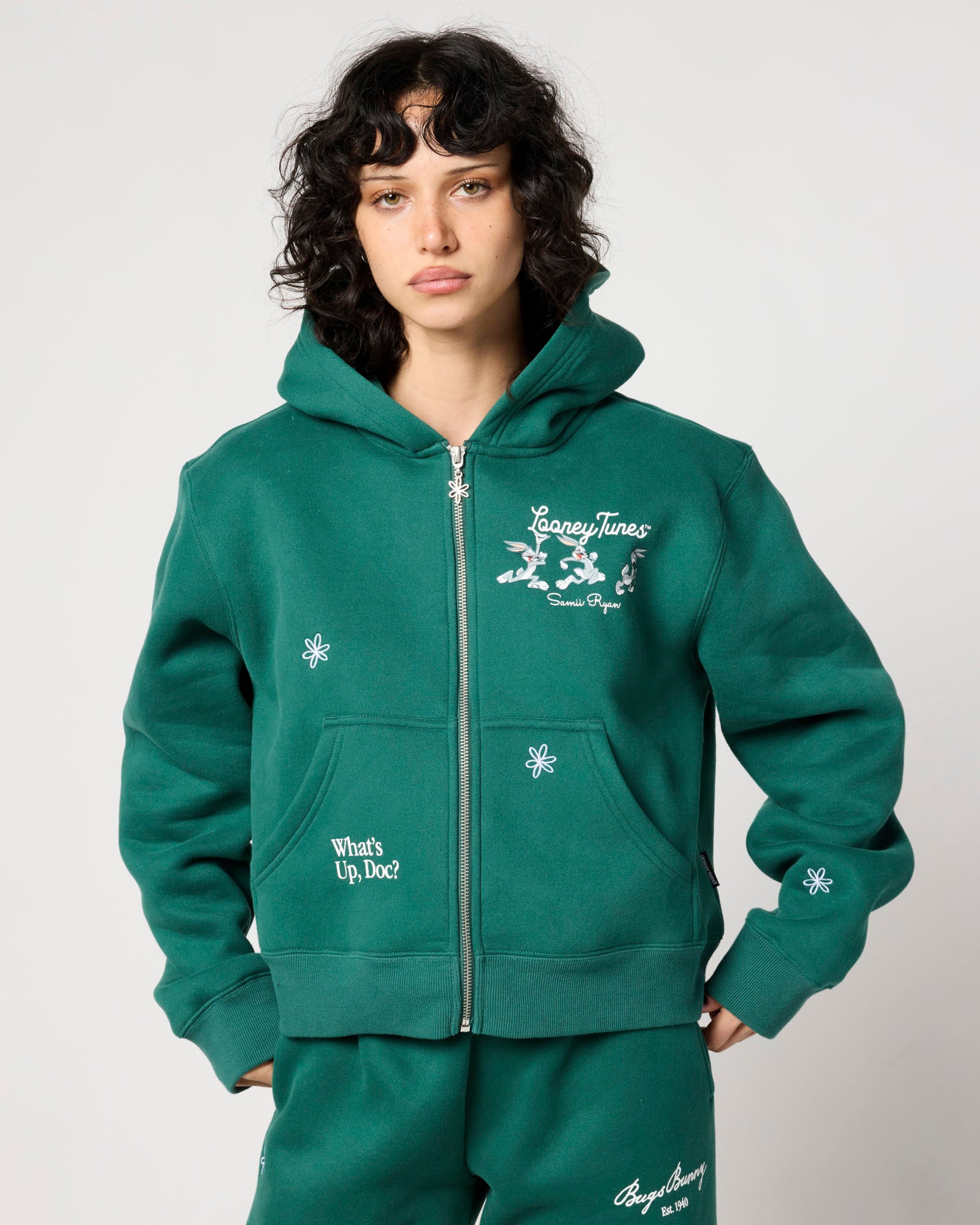 Looney Tunes That's All Folks Zip- Up