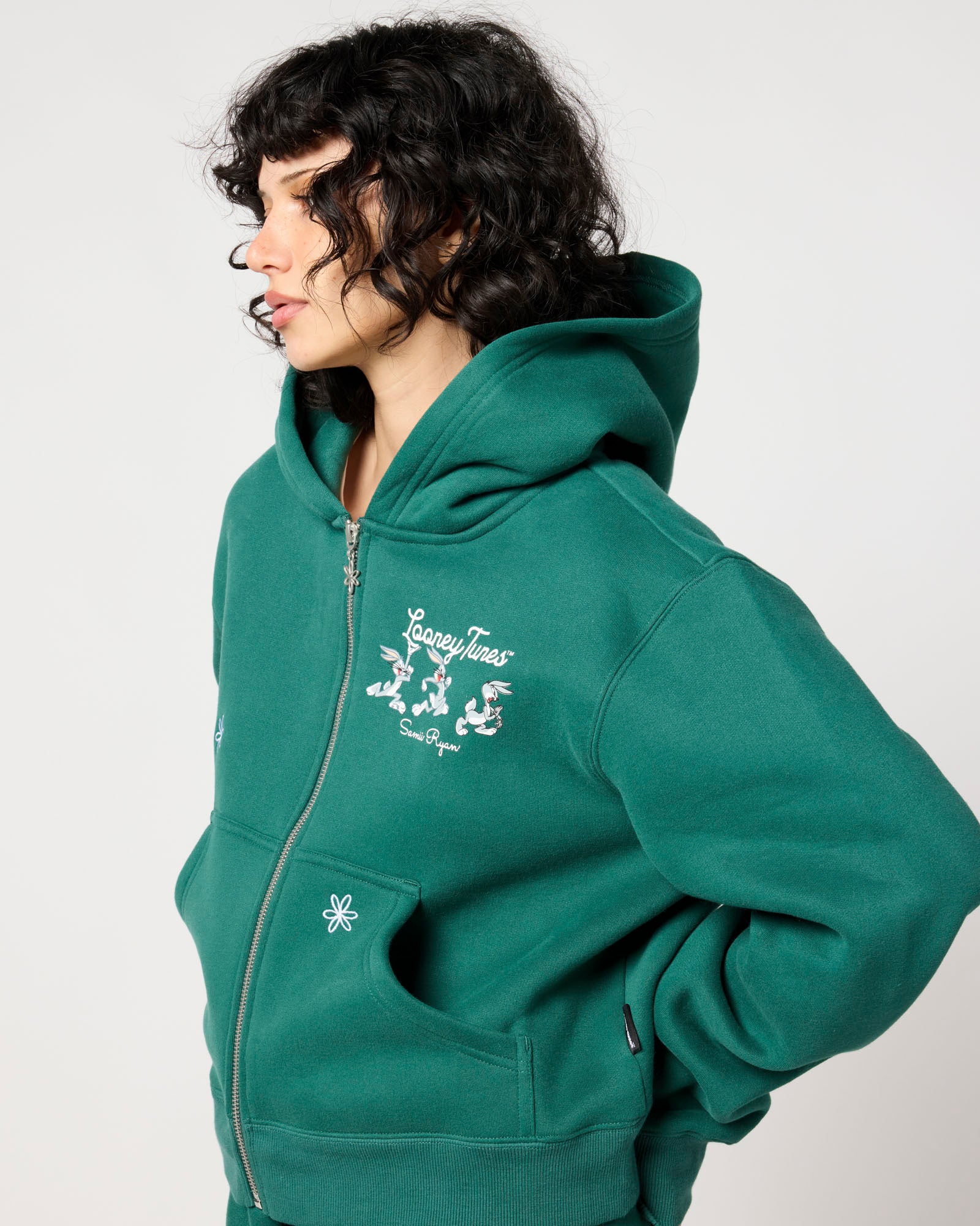 Looney Tunes That's All Folks Zip- Up