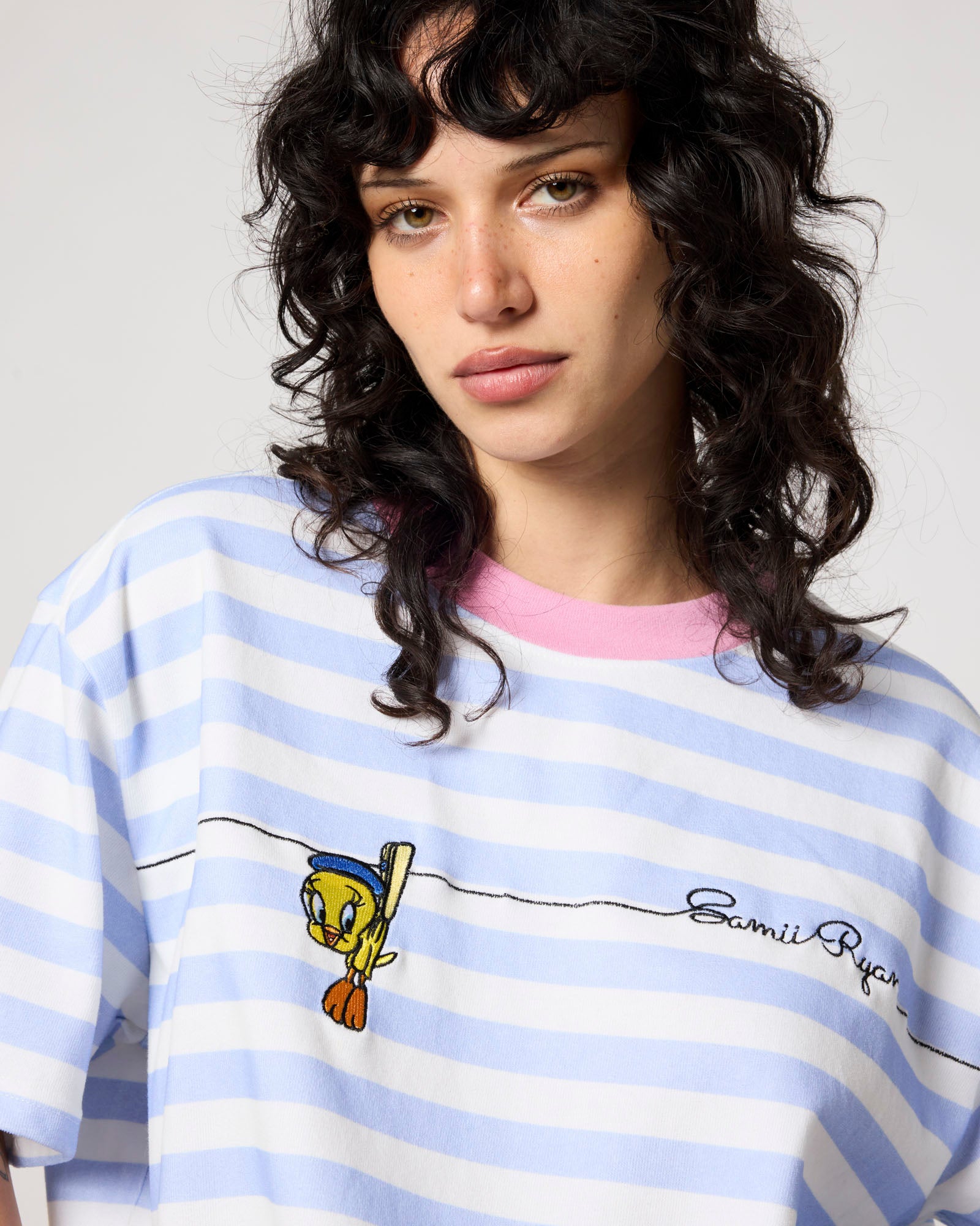 Looney Tunes Tweety Striped Shirt