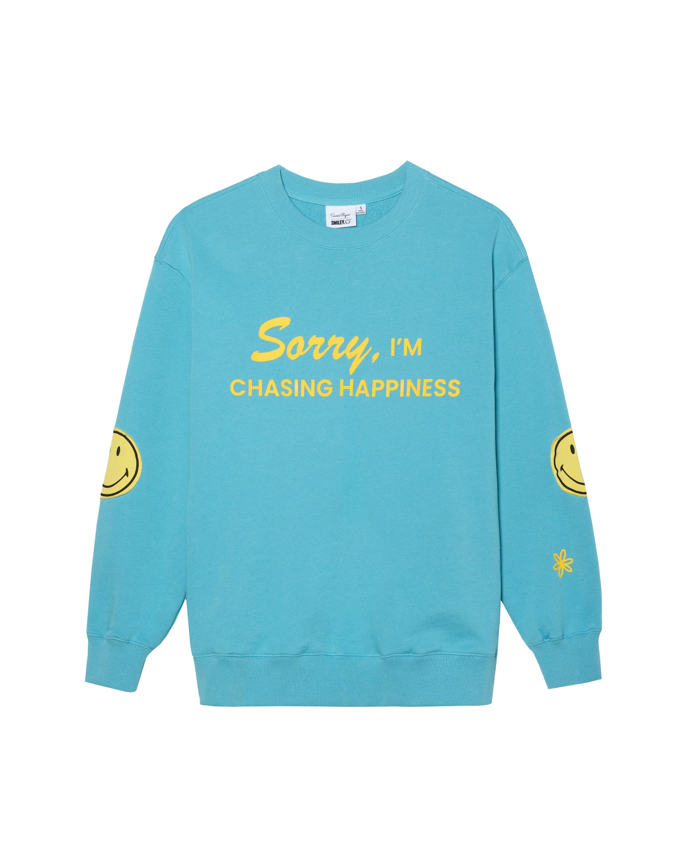 Smiley Chasing Happiness Crewneck