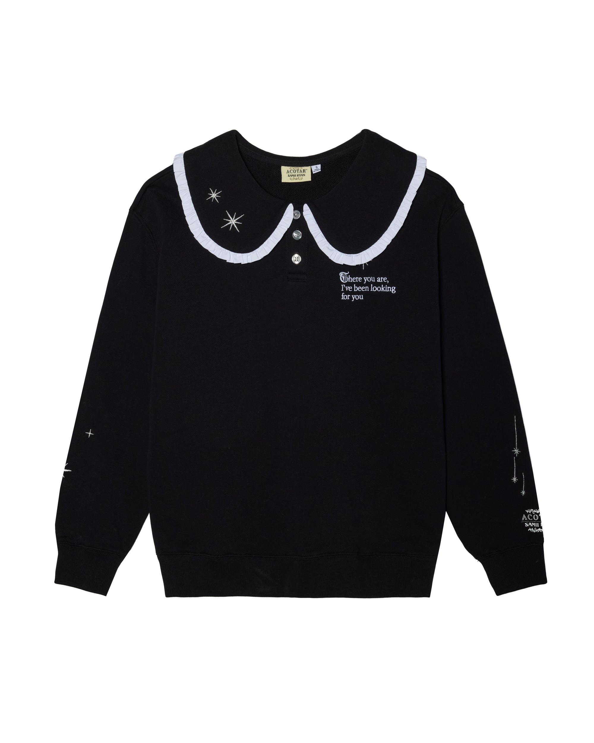 Night Court Collar Crewneck