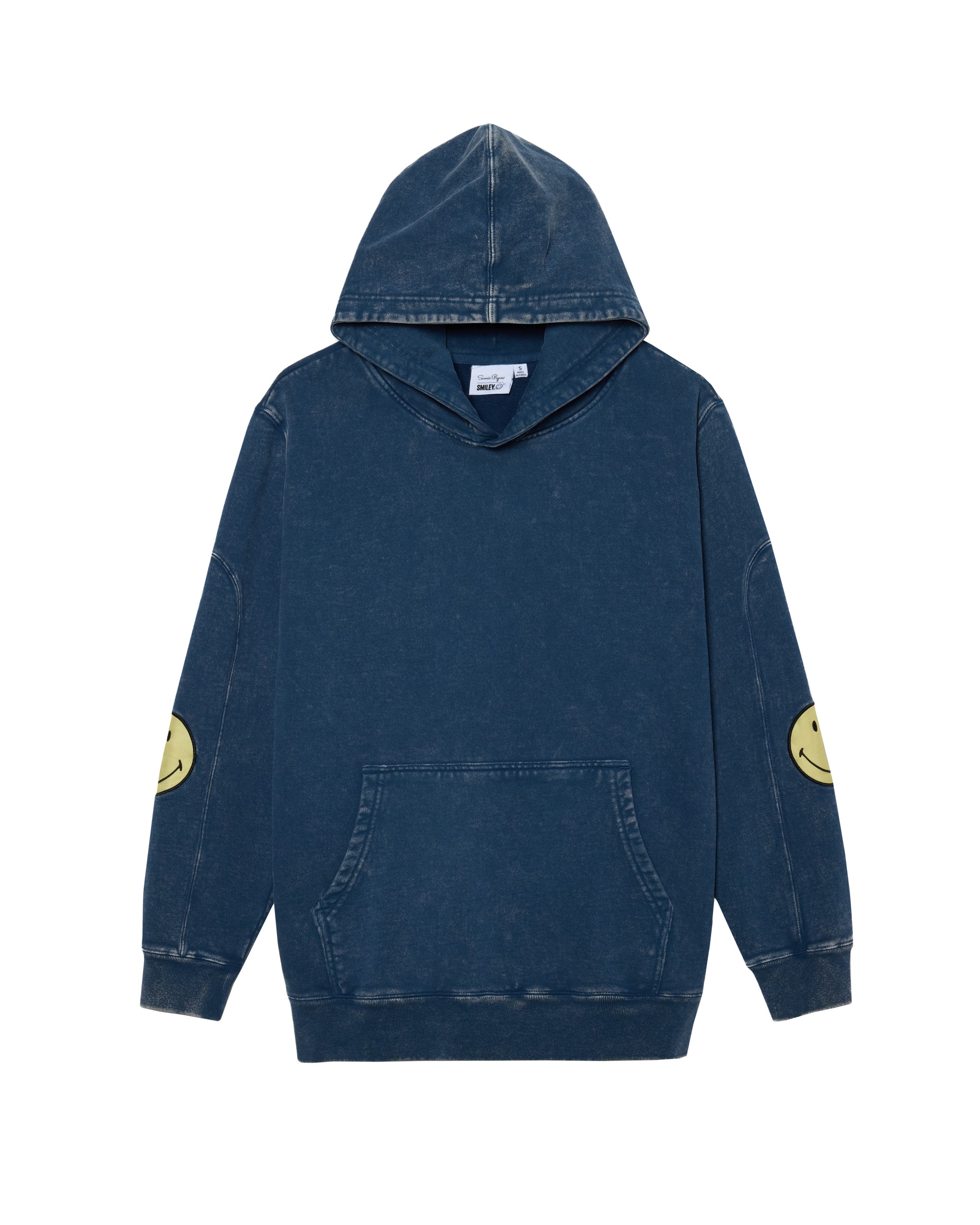 Smiley® Oversized Hoodie, Denim Blue