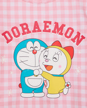 Doraemon and Dorami Gingham Tee