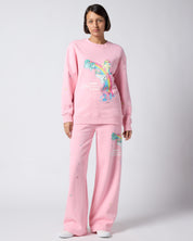 More Happiness Please Open Leg Sweatpants