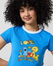 Sesame Street Around The World Baby Tee