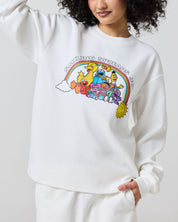 Sesame Street Spreads Joy Thermal Long Sleeve, White