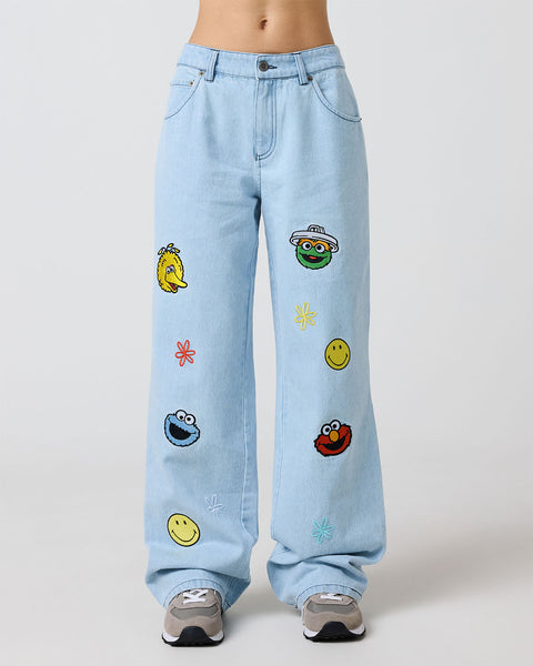 Sesame Street The Happy Denim Pants, Denim – Samii Ryan