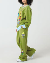 Smiley® Let Your Love Shine Sweatpants, Green