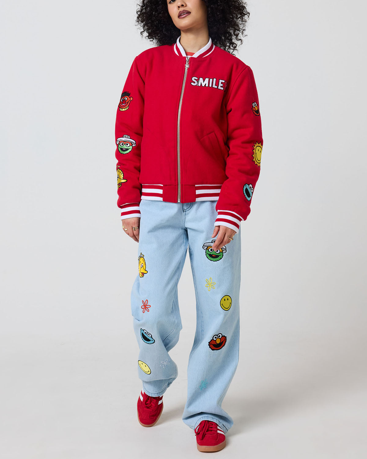 Smiley® The Happiness Crew Varsity Jacket