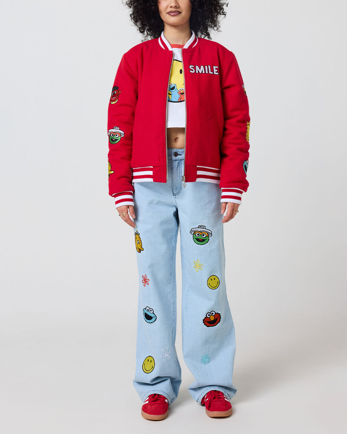 Smiley® The Happiness Crew Varsity Jacket