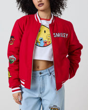 Smiley® The Happiness Crew Varsity Jacket