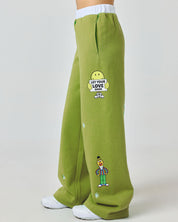 Smiley® Let Your Love Shine Sweatpants, Green