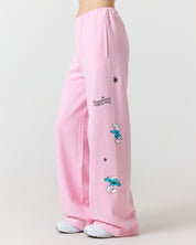 The Smurf Wave Sweatpants, Pink