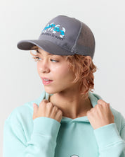 The Smurfs Wave Trucker Hat, Grey