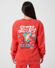 Cowgirl Pepsi Crewneck, Red