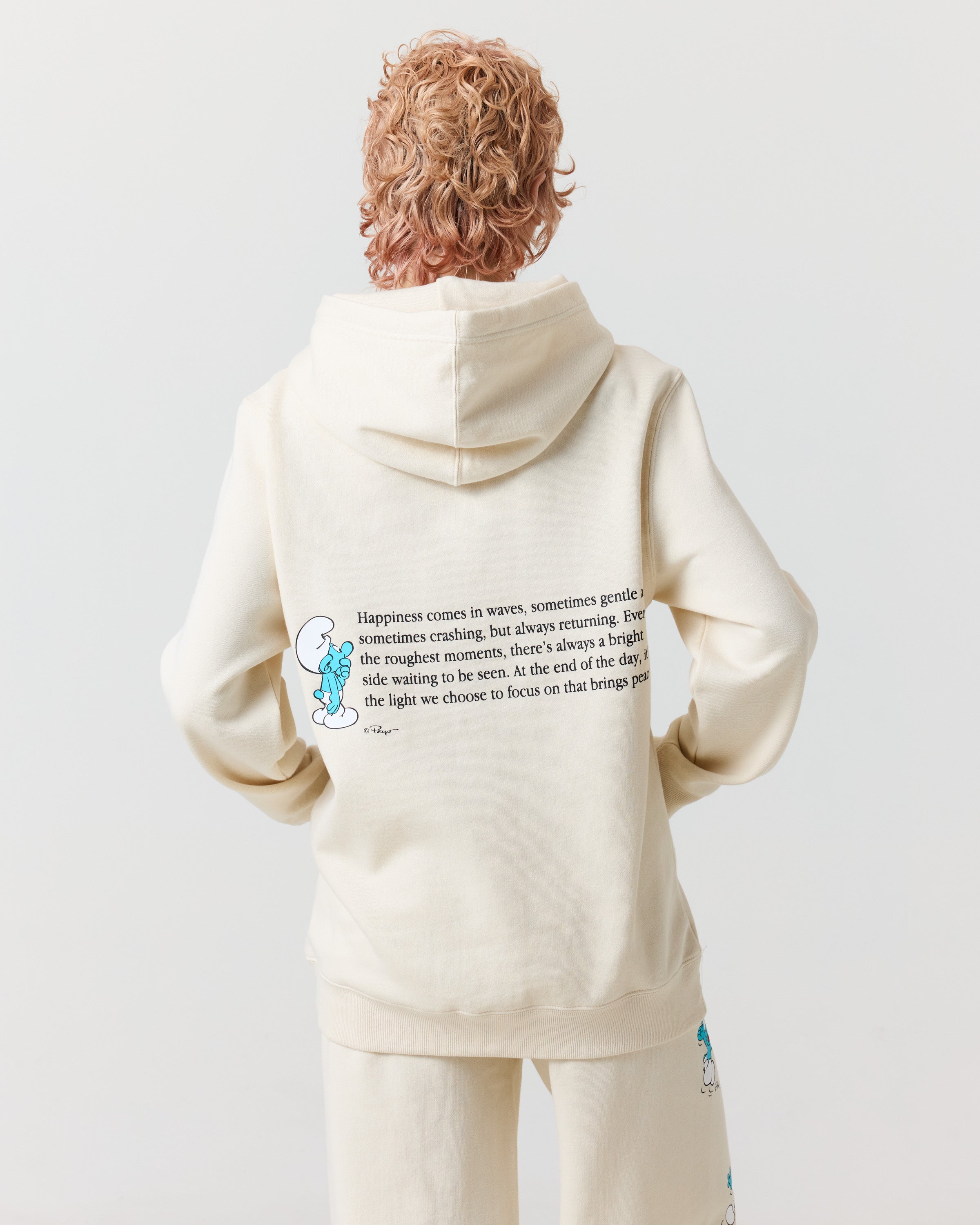 The Smurf Wave Hoodie, Bone