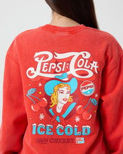 Cowgirl Pepsi Crewneck, Red