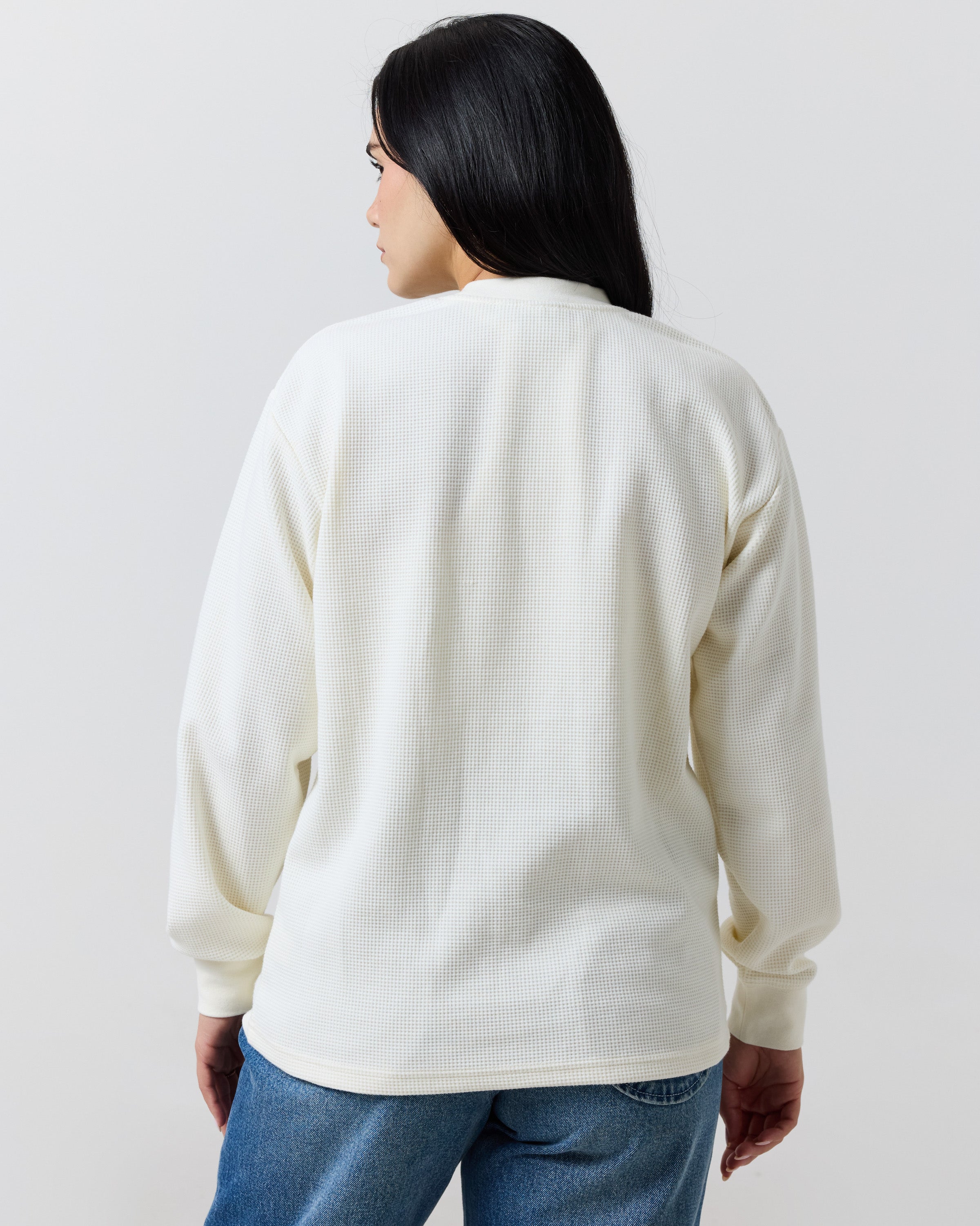Smiley® Trust The Process Thermal Long Sleeve, Bone