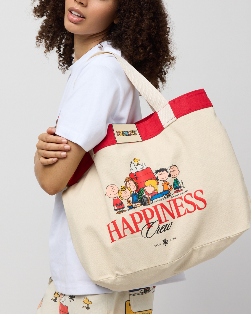 Peanuts The Happiness Crew Tote Bag
